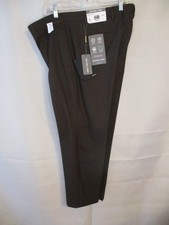 Michael Kors Polyester 36 x 29 Classic Fit Brown Flat Dress Pants SR$95 NEW