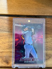 2023 Leaf Trinity Mega Box Steel Mike Piazza #S-48 Pink Lava /25