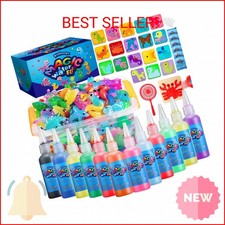 Kidisego Aqua Fairy Water Gel Kit for Kids, Magic Water Elf Toy Kit with 12 Colo