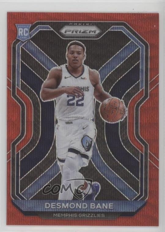 2020-21 Panini Prizm Ruby Wave Prizm Desmond Bane #297 0nr3