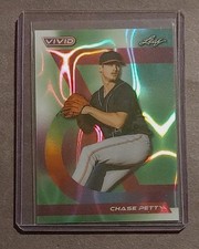 2024 Leaf Vivid Baseball Chase Petty 2/4 Green #11