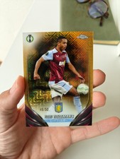 2024 Topps Chrome UEFA Tielemans - Aston Villa - Mojo Gold /50 Japan edition