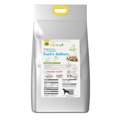 Furesh Premium Dry Dog Food Duck & Salmon, Limited Ingredients (11 lbs.) - 50ct