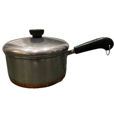 Vintage Revere Ware 2 Qt Copper Bottom Saucepan 93k