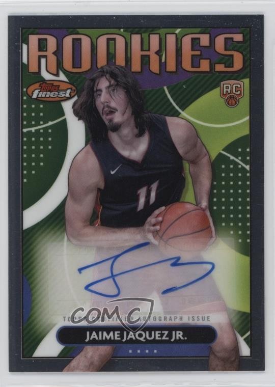 2023-24 Topps Finest Rookie Finest Auto Jaime Jaquez Jr #RFA-JJJ Auto RC
