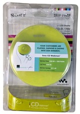 Brand New Sealed SONY Walkman D-EJ001 Green - CD PLAYER NEW SEALED w Headphones