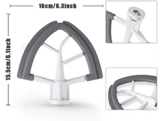 Durable Flex Edge Scraper Paddle for Tilt-Head 4.5-5 Qt Mixer – Efficient Mixing