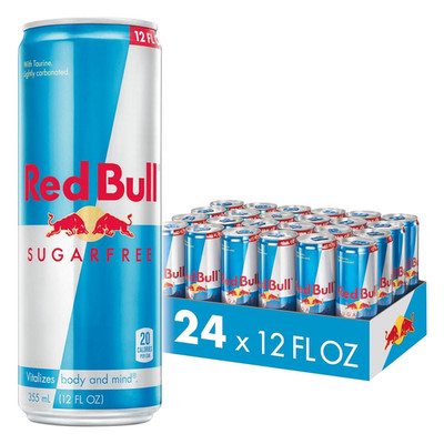 Red Bull Sugar Free Energy Drink with 114Mg Caffeine plus Taurine & B Vitamins,