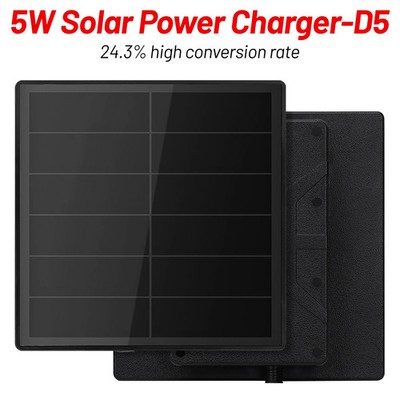 Hunting Camera Solar Panel Kit 6000mAh 5V-12V Rechargeable Battery Solar Charger