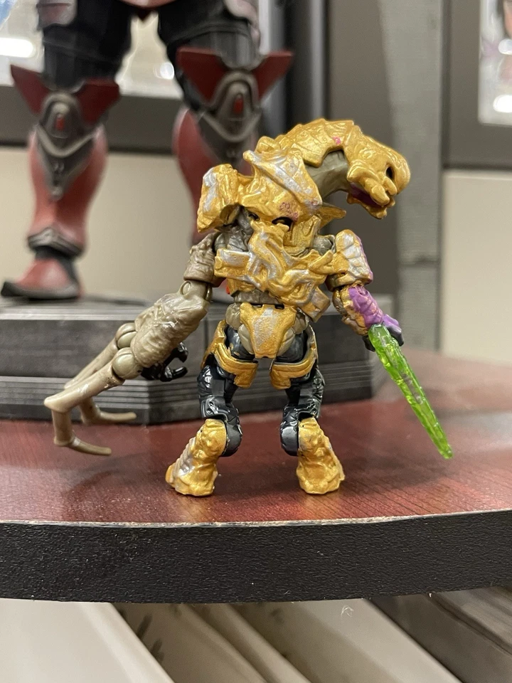 Custom Flood Arbiter Combat Form Halo Mega Construx Mini Action Figure Covenant - Image 3 of 4