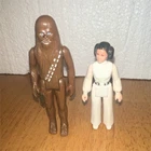 Kenner Star Wars Chewbacca & Princess Leia Vintage Action Figures Collectible