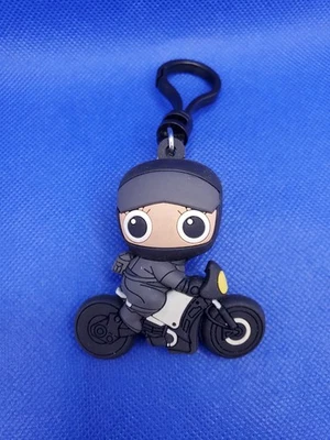The Batman Movie 3D Foam Figural Bag Clip Catwoman on Motorcycle Keychain - Image 1 of 4