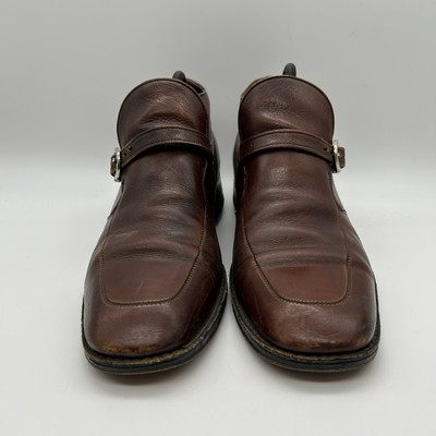 Vintage Sears Easy Flex Chukka Boots Mens Size 10D Brown 