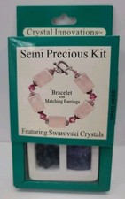 Crystal Innovations Semi Precious Bracelet Kit Featuring Swarovski Crystals