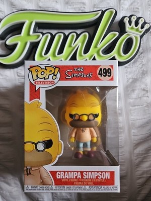Funko Pop! Fernseher: Die Simpsons, Grampa Simspon #499. Inklusive Protektor