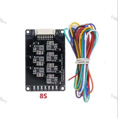 Lithium Battery Active Equalizer Energy Transfer Board, 8 Series Inductors, 1.2A