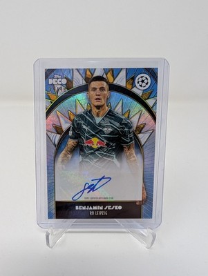 Benjamin Sesko Auto /49 Manchester United/Leipzig 2024-25 Topps DECO UCC