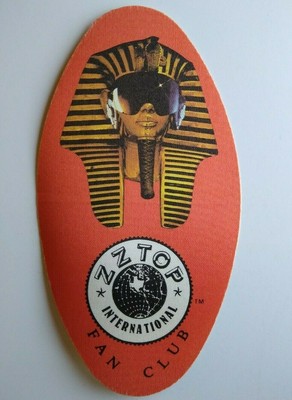 ZZ Top Backstage Pass Original Afterburner Tour Rock Concert Spinx Image 1985
