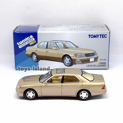 Tomica Limited Vintage NEO LV-N 1998 LEXUS LS400 Gold + White 1/64