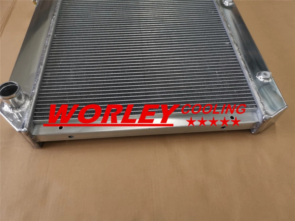 NJ-3Row Aluminum Radiator For 1961-1966 Pontiac Catalina Bonneville 6.4L 6.9L Foto 3 de 4