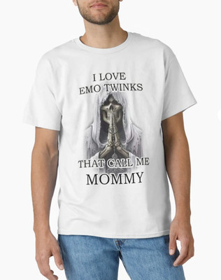 i love emo twinks that call me mommy skeleton meme Classic T-Shirt