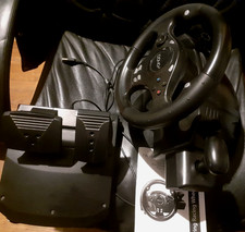 DOYO R270 Gaming Racing Wheel con Pedali (270 Degrees) per PC/Ps4/PS3/Xbox One