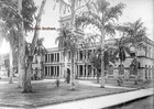 1910s Honolulu, Hawaii House of Kamehameha ʻIolani Palace Glass Camera Negative — photo 1