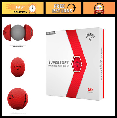 Super Soft Golf Balls for Maximum Distance & Control - 2023 Edition, 12 Pack