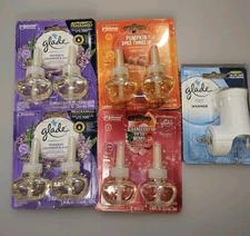 GLADE PlugIns Bundle: 8 Refills + 1 Warmer! Tranquil Lavender & Limited Edition