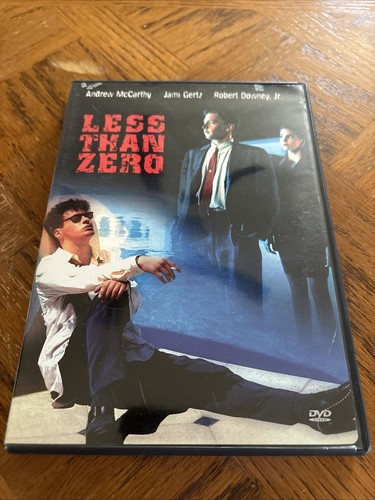Less than zero DVD movie