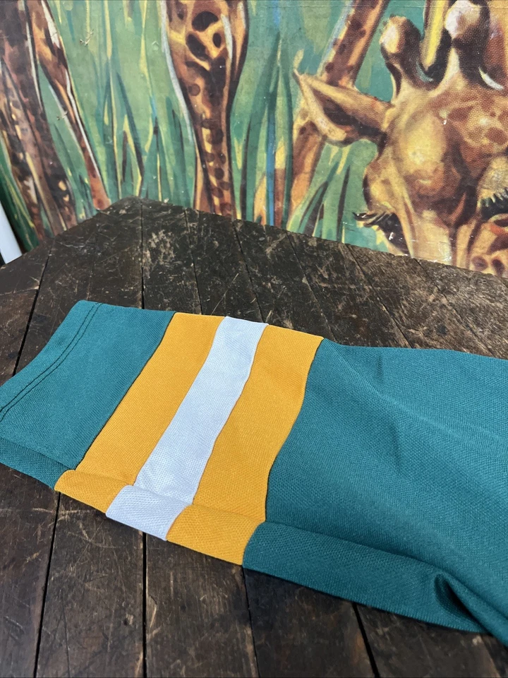 ВИНТАЖНАЯ СПОРТИВНАЯ ОДЕЖДА SPALDING ХОККЕЙНАЯ ФУТБОЛКА НХЛ РЕТРО СПОРТИВНЫЕ СУВЕНИРЫ NO12 - Изображение 4 из 4