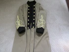 New Listingcivil war confederate Texas Milita Frock coat, Butternut, double  size 48