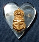 WW2 ROYAL NAVY MILITARY SWEETHEART BRITISH NAVAL BADGE WORLD WAR II