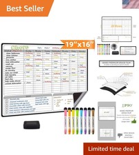 Magnetic Dry Erase Chore Chart for Adults:Large Whiteboard16 x19-Chore Chart,...
