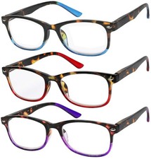 Success Eyewear Reading Glasses Set of 3 Great Value Spring Hinge Readers Men