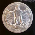 1973 Metals International Mint Eagle & Globe Rare Bullion-0.999 Silver 1 Oz Coin