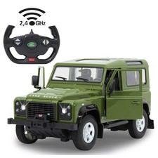 JAMARA Land Rover Defender 1:14 grün 2,4GHz Tür manuell RC Auto