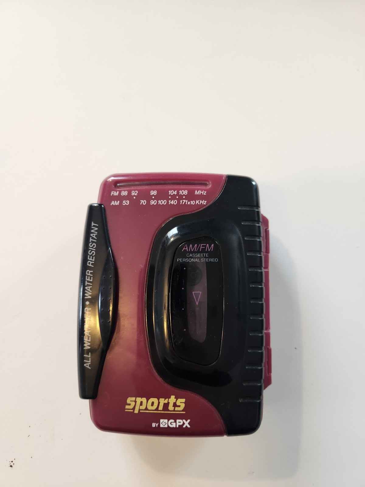 GPX Cassette Player with AM/FM Radio