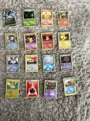 Pokemon Card Collection (381 Cards) (From Childhood)(Charizard, Kyurem, 1st Gen)