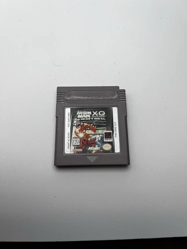 Iron Man X-O ManOWar in Heavy Metal Authentic GameBoy Cartridge Only Tested