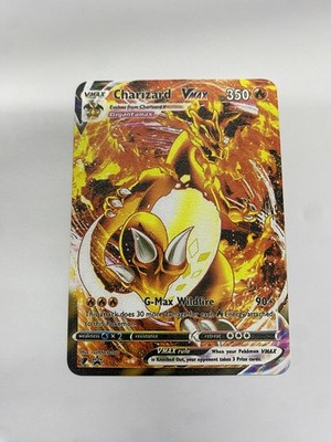 metal pokemon cards ebay Charizard Vmax Gold Metal Pokémon Card-Collectible Gift Display!LIKE  Christmas