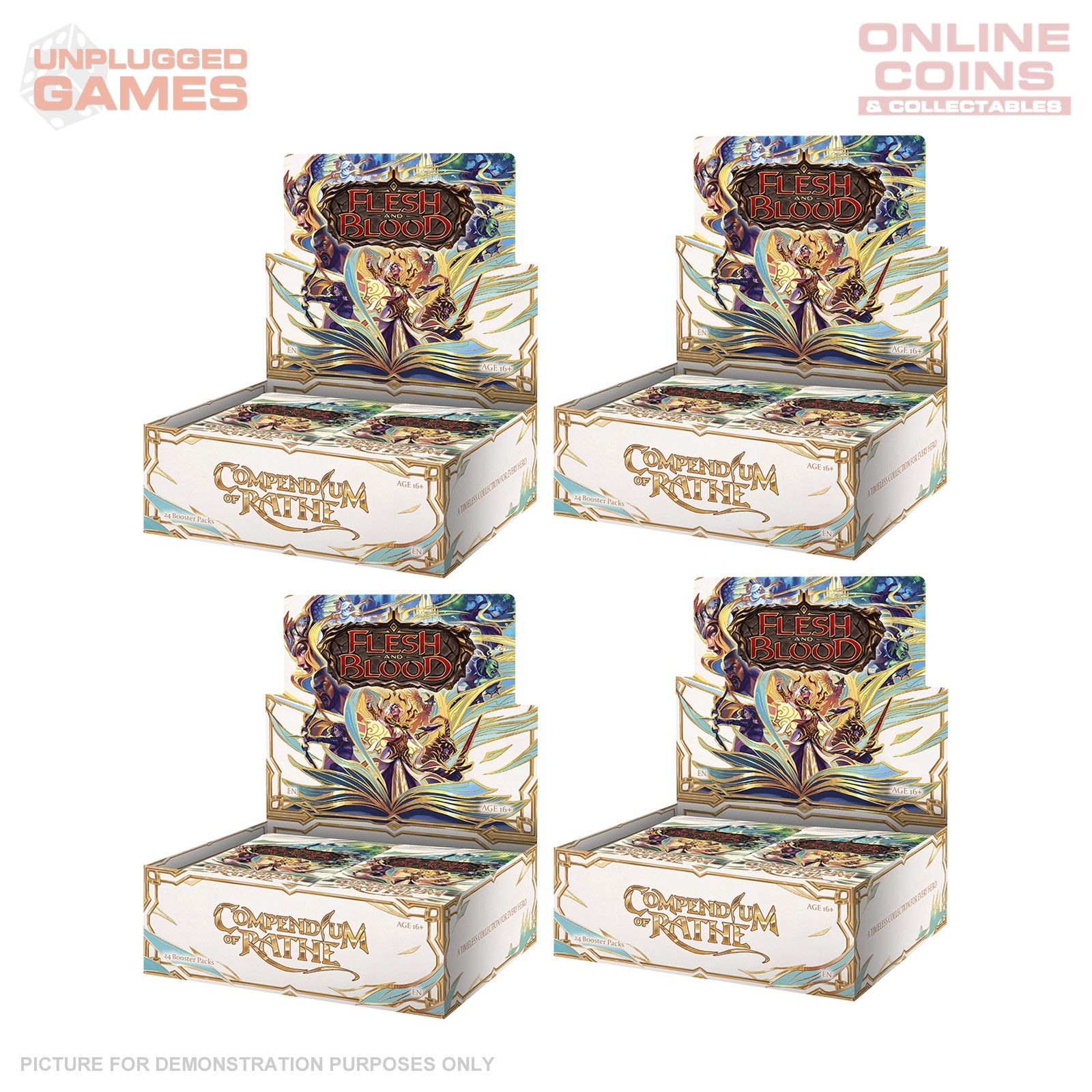 Flesh & Blood - Compendium of Rathe SEALED Case (4 Booster Boxes) | eBay UK