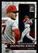 2022 Donruss Optic #14 Mike Trout Diamond Kings Angels