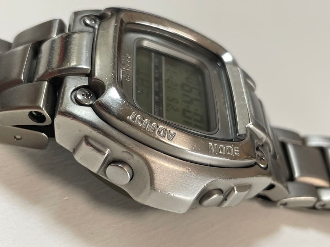 【稼働】カシオG-SHOCK メタル MR.G-210 Casio G-Shock MR-G MRG-210 Digital Steel Watch 1.5