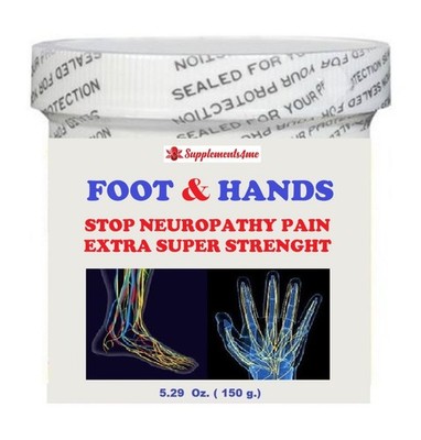 POWERFUL HERBS FOR  FOOT & HAND PAIN CREAM FOR WOMEN & MEN - MADE IN USA