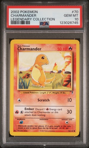 Charmander graded PSA 10 for sale on eBay