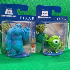 Mattel mike Wazowski and sully Monsters Inc Disney Pixar toy figure/Cake topper