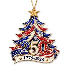 250 Anniversary USA Christmas Decorations, Christmas Ornament 2026