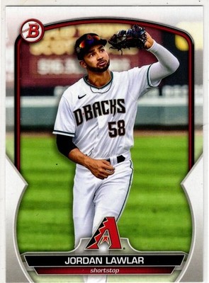 2023 Topps Bowman Baseball Jordan Lawlar No. BP-92 Arizona Diamondbacks