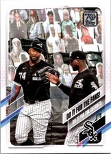 2021 Topps #14 Do It for the Fans! (Eloy Jimenez / Luis Robert) CL, CPC